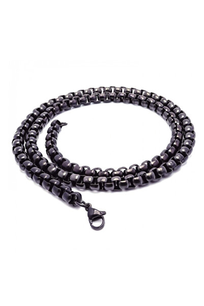 moncuk design Albanian Steel Necklace 6mm 3351Cek028