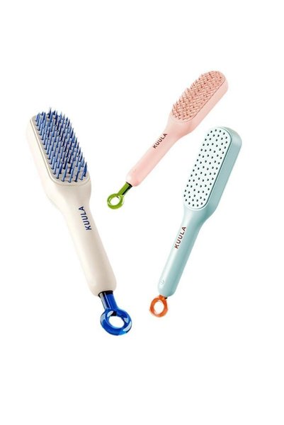 SİNKA Hair Comb Anti-Static Automatic Cleaning Practical Mixed Color