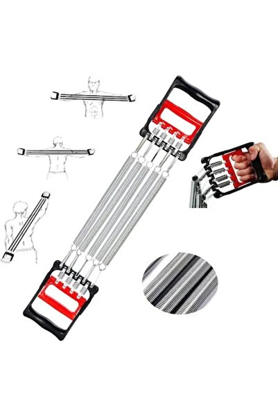 OEM Fitness expander with 5 springs, multifunctional, for home or gym training, muscle strengthening, Bl