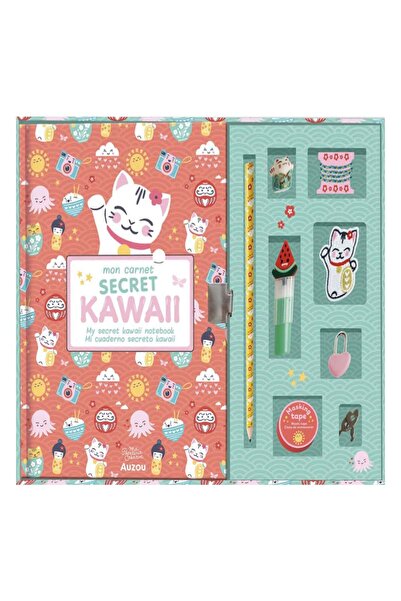 Auzou My Creative Stationery - Kawaii Notebook and Stationery Set