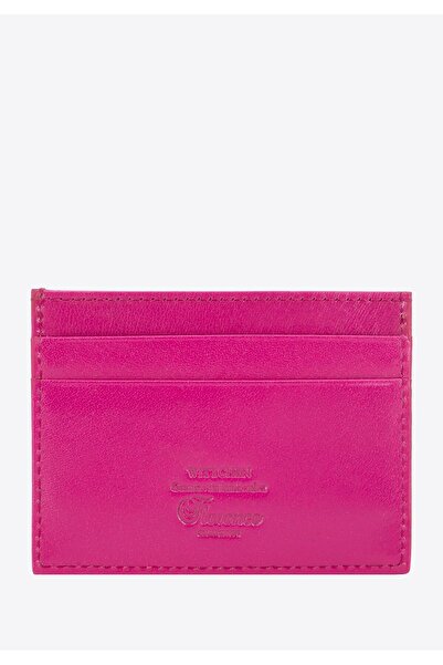 Wittchen Woman Credit Card Holder in Smooth Fuchsia Leather