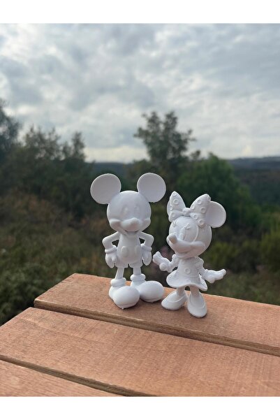 Sheko Art Mickey Mouse & Minnie Mouse Figür Boyama Seti