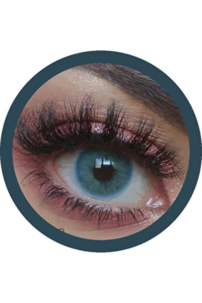 Urban Layer Cloud Blue Blue colored contact lenses, complete package with solution and case