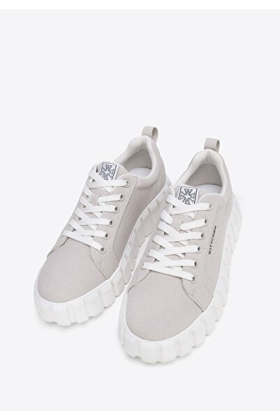 Wittchen Women's Platform Sneakers Gray Textile Material
