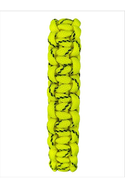 PARACORD سوار أصفر مع نقاط سوداء