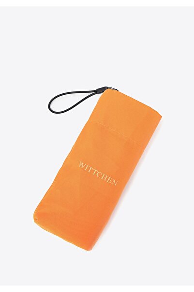Wittchen Men's Manual Folding Umbrella Orange Polyester