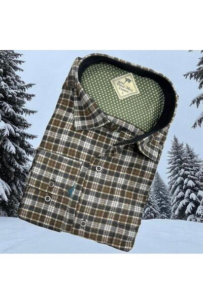 EREN STYLE Cămașă clasică, 100% bumbac, cu mânecă lungă, anti-transpirație, d...