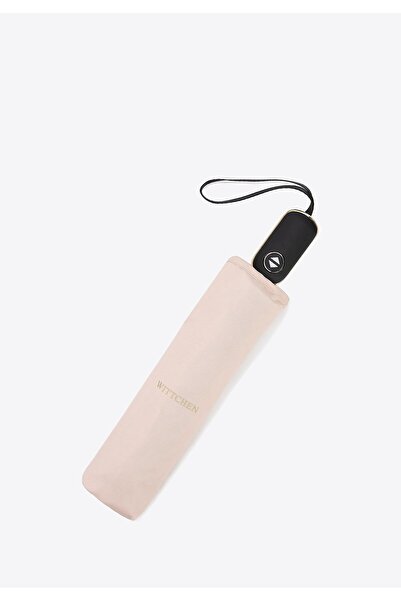 Wittchen Woman Automatic Flat Umbrella Beige Polyester