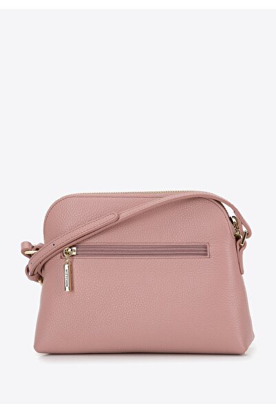 Wittchen Woman Mini Leather Trapezoidal Bag Light Pink Light Pink Leather