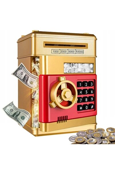 varioshop VarioShop® interactive children's piggy bank, safe type with pin, sound and light