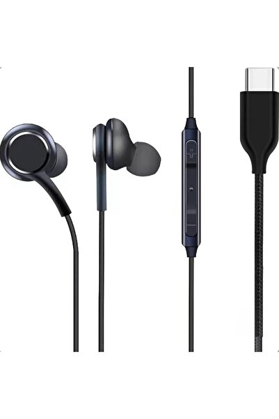 Zen Store BLACK A34 USB C Headphones Type C Earphones