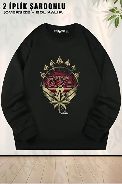 ZOKAWEAR Унісекс Pilot Danvers з принтом Oversize Світшот з велосипедним коміром