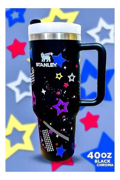 Generic Stanley Stanley x Barbie 40oz Tumbler Stainless Steel Travel Mug with Reusable Straw BPA Free Eco F