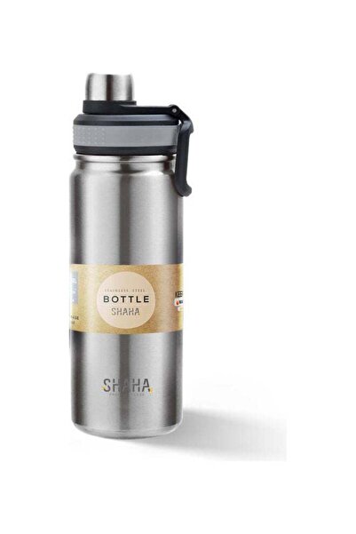 Generic SHAHA Stainless Steel Vaccum Bottle Silver