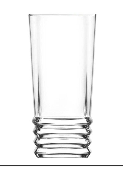 Generic LAV LAV Elegan Long Drink Glass Set â€“ 335cc (335ml), 6 Pieces â€“ Stylish Tumblers for Cocktails,