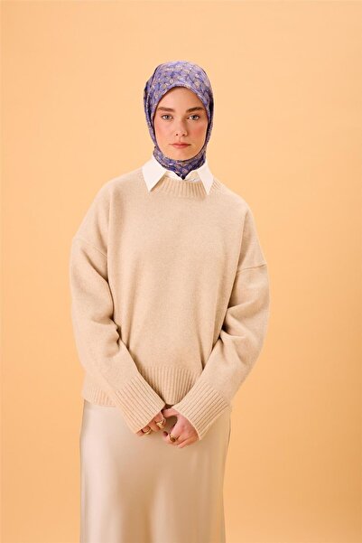 Silk Home 01 Pyramid Pattern Soft Scarf