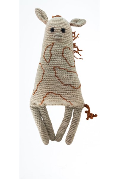 Vixie Figurină girafă croșetată G