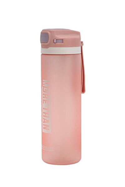 Generic Royalford Royalford 630ml Water Bottle- RF11934 Transparent Plastic Bottle with Flip flop Lid and S