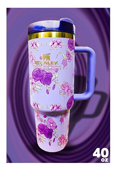 Generic Stanley Stanley 40oz Tumbler Stainless Steel Travel Mug with Straw BPA Free Eco Friendly and Dishwa