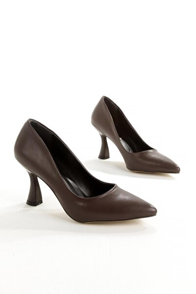 Y ESMA Stiletto Hahve Leather 7 cm Goblet Heel Pointed Toe Closed New Season