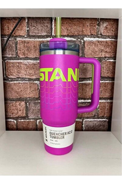 Generic Stanley Reverb 40oz Insulated Stainless Steel Travel Mug â€“ Hot Magenta Double-Wall Tumbler with S