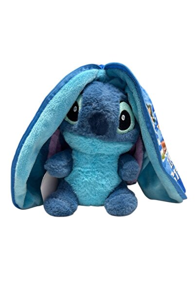 Sale4u Jucărie de pluș Stitch – Ou surpriză 2 în 1, Pernă moale de îmbrățișat 25 cm