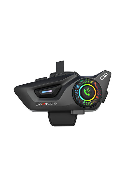 Crown Micro C 10 Motosiklet Kask Bluetooth Kulaklık Seti - Mobil Uygulama Destekli - intercom / interkom