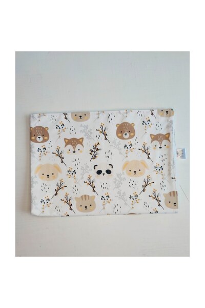 Pampy Waterproof Absorbent Reusable Pad (Blanket type) 50x70 cm, Cotton, White, Animals
