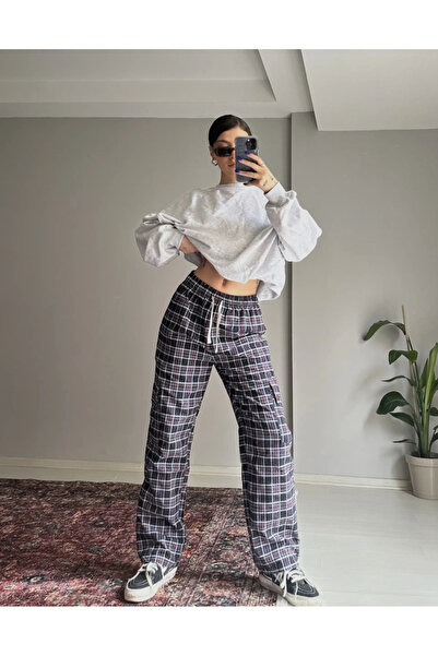 Weekeep Trend Plaid Unisex Pants