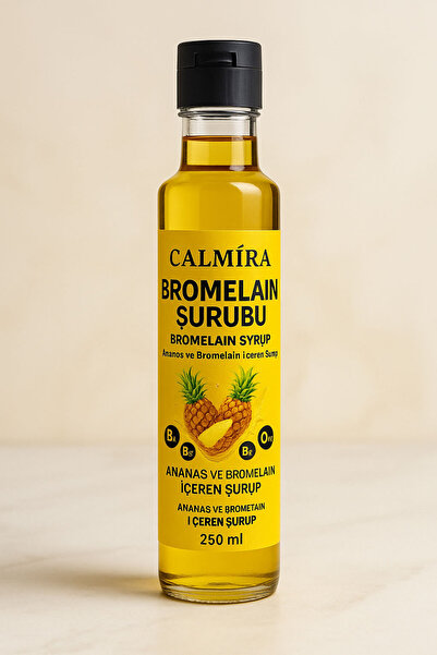 Bromelain Ananas İçeren Detox Şurubu 250 ml / Koenzim Q10 ve L-Karnitin İlaveli