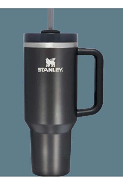 Generic Stanley Stanley Quencher H2.0 FlowState Vacuum Insulated Tumbler â€“ 40 oz Black Stainless Steel Tr