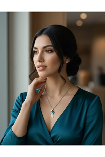 Staınless Ay ve gökyüzü çelik paslanmaz kolye