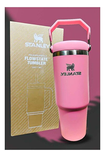 Generic Stanley Stanley 30oz Tumbler Stainless Steel Travel Mug with Reusable Straw â€“ BPA Free, Eco-Frien
