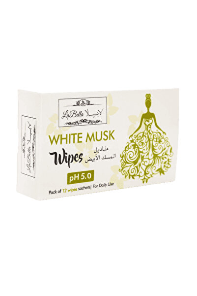 Labella Labella White Musk Feminine Wipes - 12 Single Wipes
