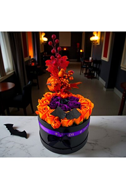 velve Σύνθεση Autumn Magic, με σαπουνόφουσκες και φθινοπωρινά στοιχεία, σε στ...