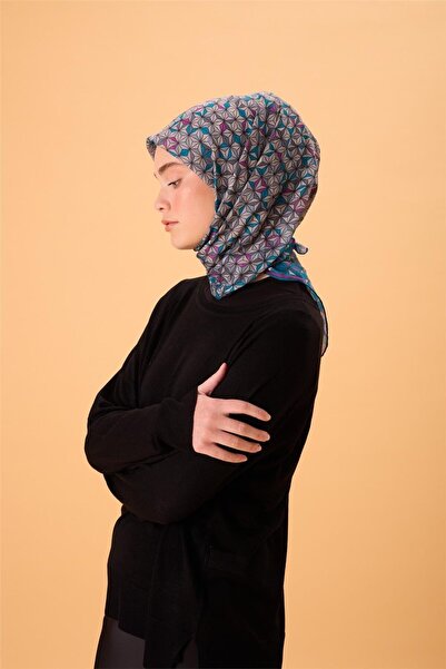 Silk Home 24 Pyramid Pattern Soft Scarf