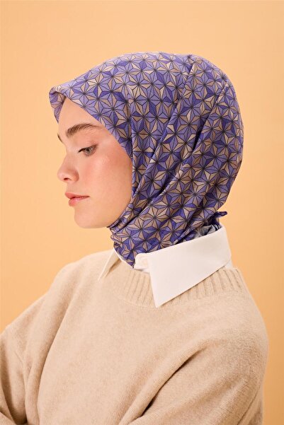 Silk Home 01 Pyramid Pattern Soft Scarf