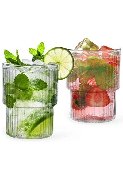 Generic Fissman 2-Piece Tumbler Glass 370mL, Borosilicate Tumbler, Dishwasher and Microwave Safe Drinking G