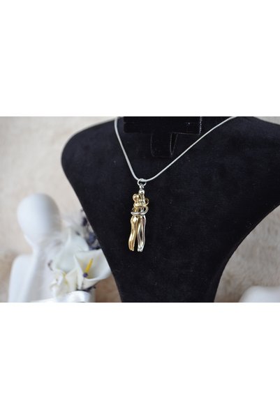 Stainlless Steel Love Themed Steel Necklace