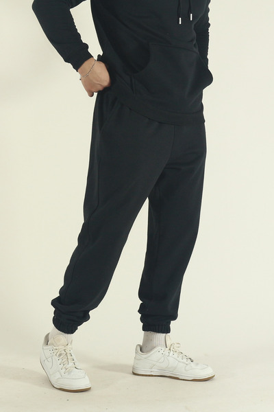 INFLUYENTE Men's Winter Tracksuit Set Kangaroo Pocket Sweatshirt Jogger - Regular Elasticated Leg