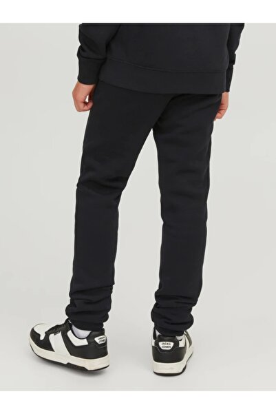 Jack & Jones Boys' Mid-Rise Sweatpants, Regular Fit, Black