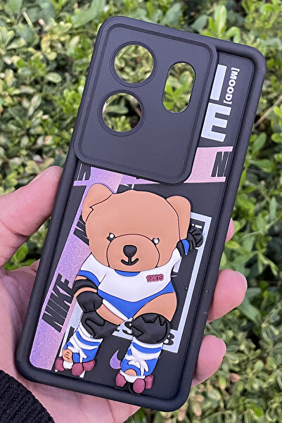 CEPSTOK Infinix Zero 30 4G Kılıf Ayıcıklı Darbe Önleyici Silikon Kapak