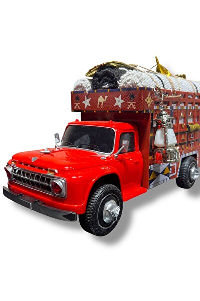 MAZPRO لوري فورد جامبو بعفش لون احمر