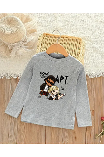 haha Long Sleeve T-Shirt with Hello Kitty Print for Girls