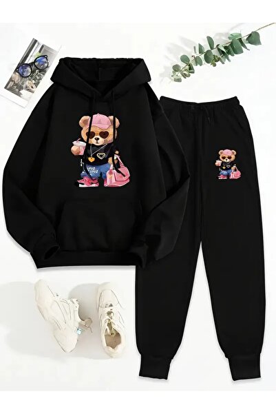 LAYORA 3 Thread Fleece Hoodie Set – Modern and Comfortable Street Style Look