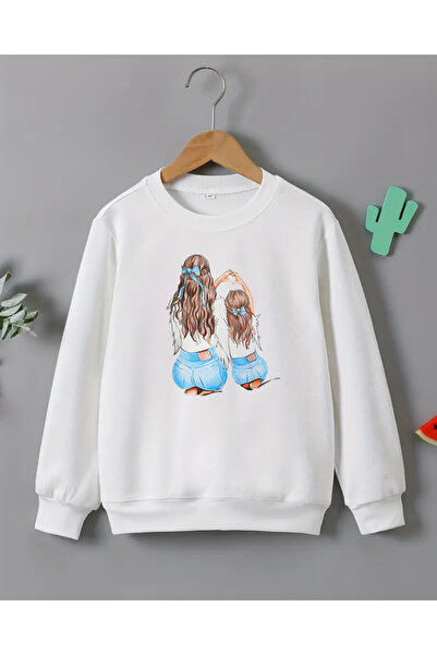 haha Printed Long Sleeve T-Shirt for Girls