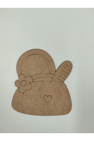 WOODIVA AHŞAP 1 Adet Çanta Ahşap Boyama Okul Etkinlik Aktivite Sanat 15 Cm X ...
