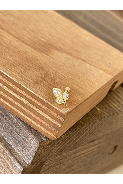 Rupen Kraft 925 Ayar Gümüş Pırlanta Modeli Helix Tragus Kıkırdak Piecingi Güm...