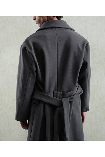 Hazhers Чоловічий з поясом Кашеміровий бавовняний зимовий пальто