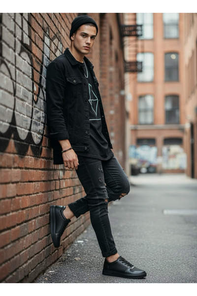 Bonjey أحذية رياضية رجالية من الجلد الطبيعي |   المكان الذي يلتقي فيه الراحة ...